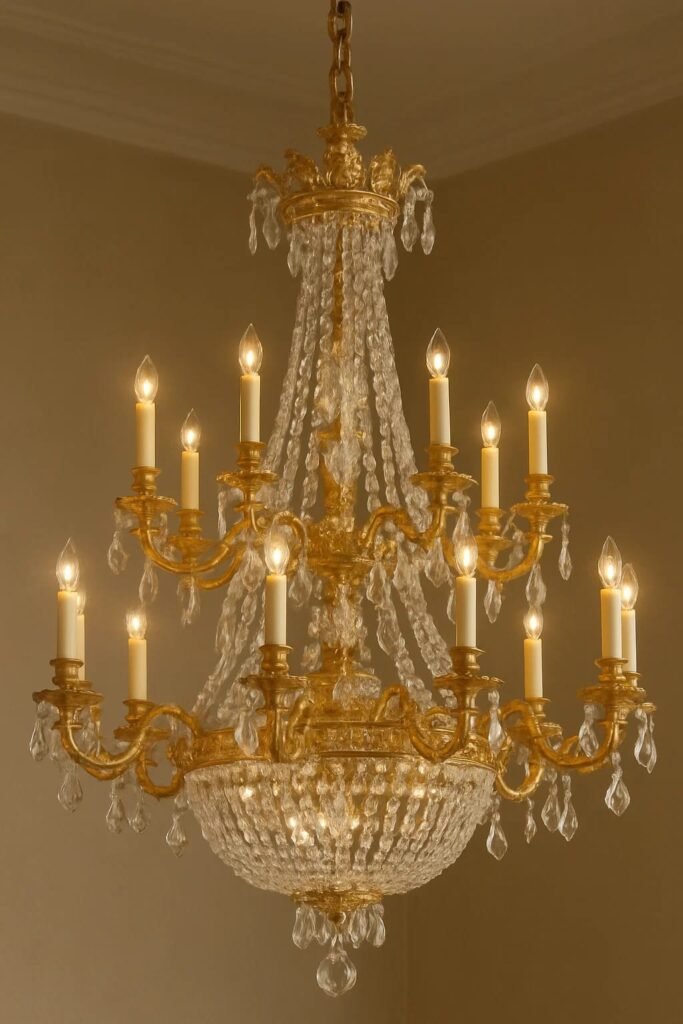 ثريا فاخرة نظيفة في منزل بالشارقة