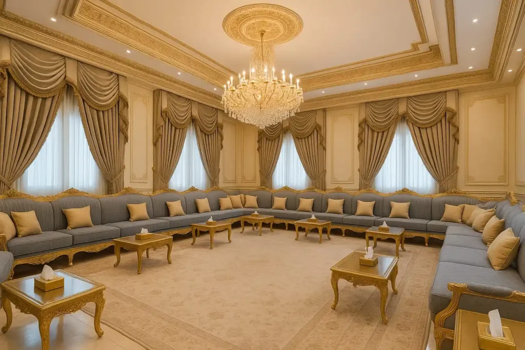 شركة تنظيف مجالس في الشارقه قبل وبعد التنظيف