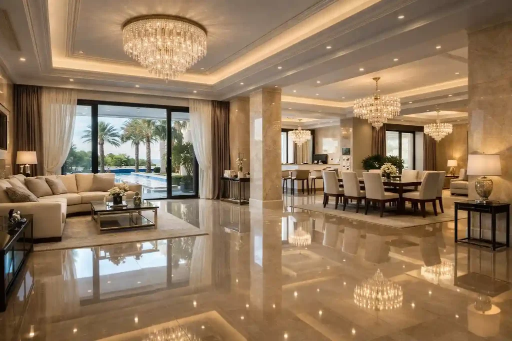 منزل نظيف بعد تنظيف شركات تنظيف في عجمان