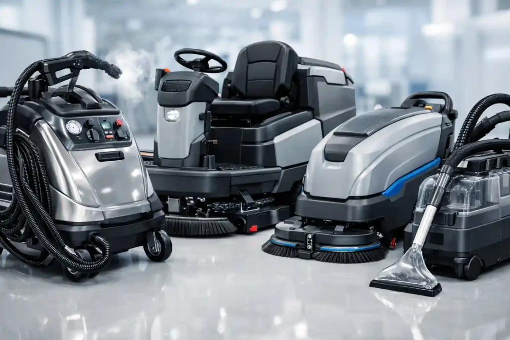 معدات تنظيف حديثة شركات تنظيف في عجمان