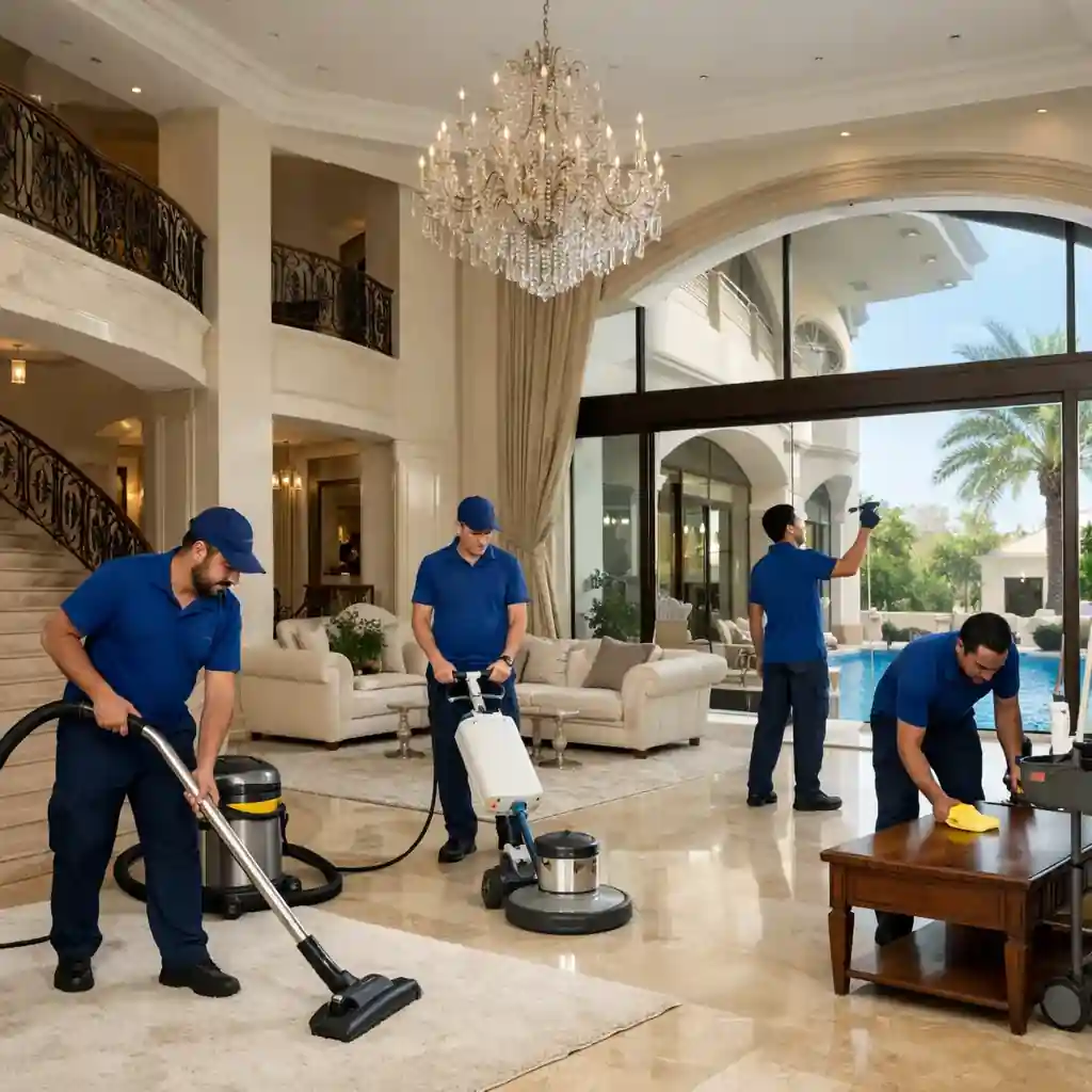 شركة تنظيف منازل عجمان : خدمات تنظيف يومية عجمان داخل منزل عائلي
