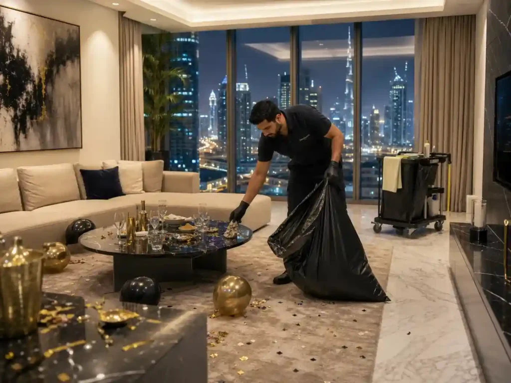 تنظيف منازل بعد المناسبات في دبي